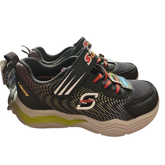 Skechers Sport Light Multicolor Sneakers Boys Kids Size 11 New - Picture 1 of 7
